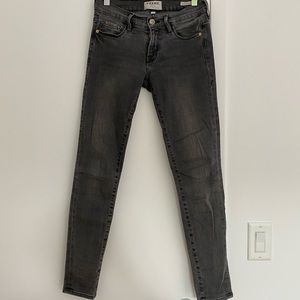 FRAME DENIM Jeans Grey Le Skinny de Jeanne Size 24
